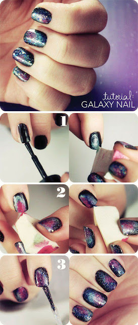 Galaksi Tırnak Tasarımı Nasıl Yapılır?, Tumblr nail art