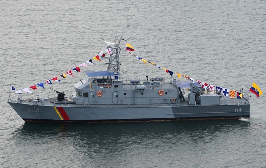 La Armada de Colombia retiró del servicio al buque patrullero ARC Juan Nepomuceno Eslava