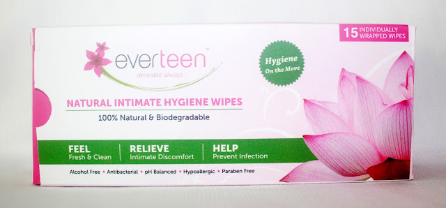 Everteen Natural Intimate Hygiene Wipes