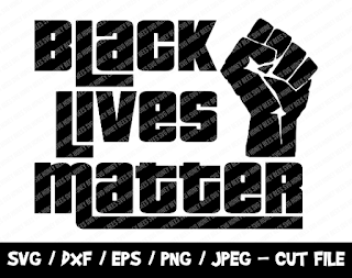 Black Lives Matter SVG, BLM SVG Cut File, Raised Fist Svg, No Justice No Peace Svg, Instant Download, File For Cricut & Silhouette, Png