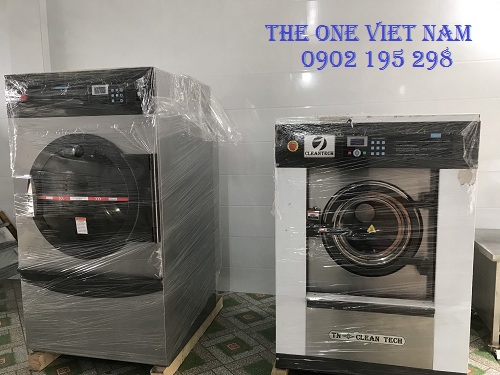 Lắp đặt máy giặt công nghiệp cho tiệm giặt dân sinh tại Hưng Yên