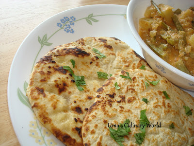 no yeast tawa naan