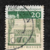 Germany 1966 - 1969 Building Structures Of The 12th Century Stamp