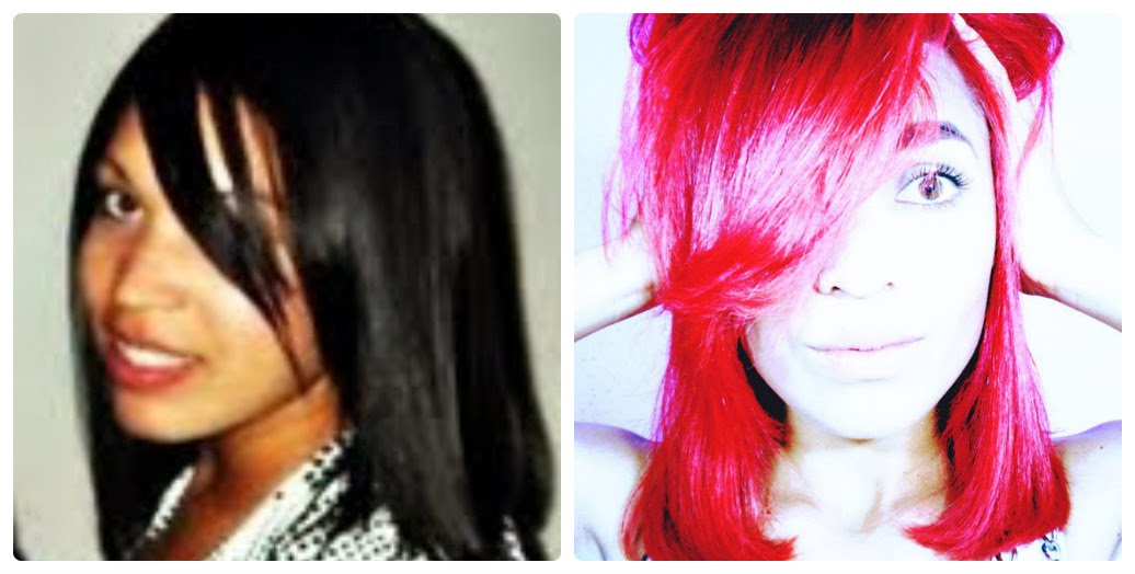 Imagens de tonalizante vermelho pega em cabelo preto
