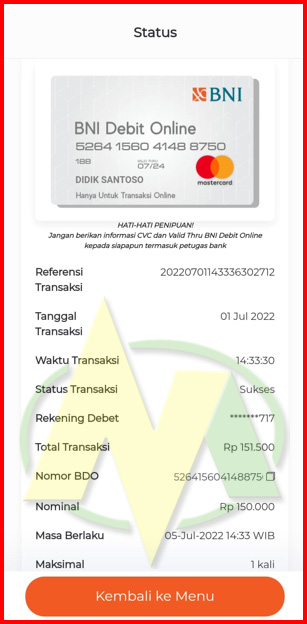 kartu debit online adalah kartu kredit online