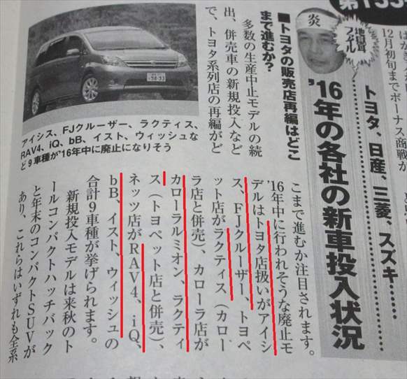 絶版 アイシス Fjクルーザー ウィッシュがついに生産中止へ Tot くるまン