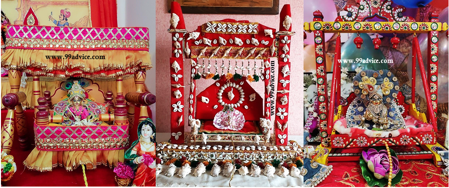 Simple & Unique Janmashtami Jhula Decoration Ideas At Home