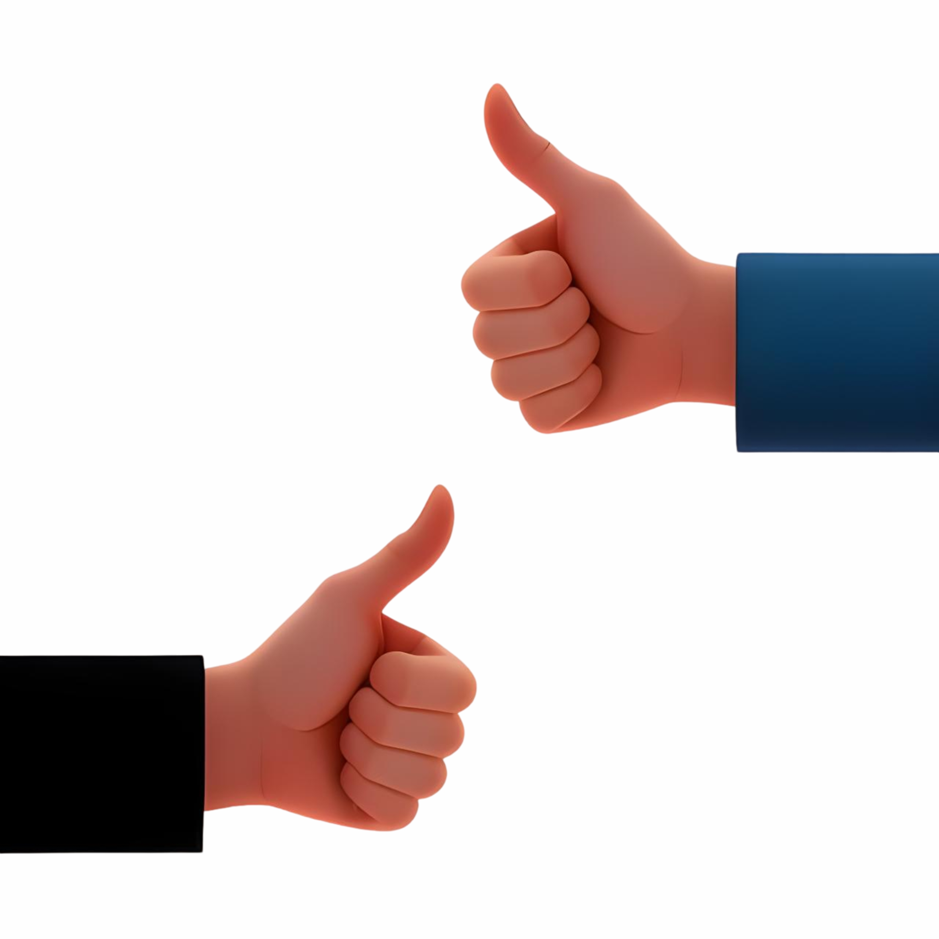 Thumbs up graphic design