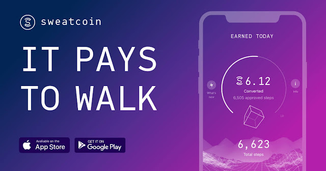 تطبيق sweatcoin