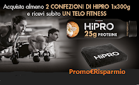 Logo Allenati con Hipro e ricevi sempre un telo Fitness come premio certo