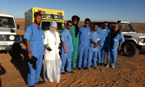 بعثة طبية متعددة الإختصاصات تصل الجزء المحرر من أراضي الجمهورية الصحراوية.