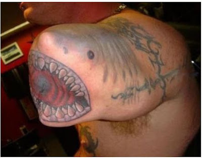 Today's sharp tattoo finding is the Shark Tattoo designs are just imagine 