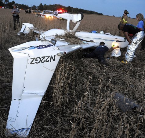 marshall plane crash. Photo Credit: Marshall Gorby