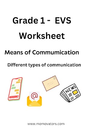 class 1 evs means of communication worksheet