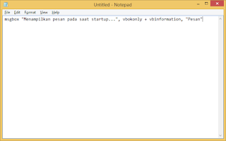 Cara Menampilkan Pesan Saat Startup Windows