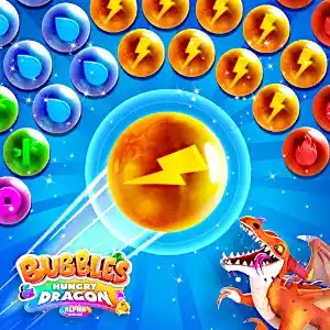 Bubbles & Hungry Dragon Jogar Online Grátis Um Jogo de Bolhas e Dragões