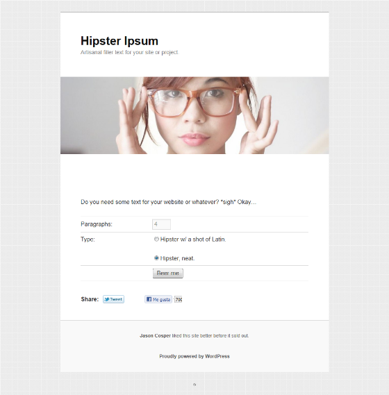 Hipster Ipsum: una alternativa a Lorem Ipsum 