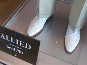 Brad Pitt Allied brogue shoes
