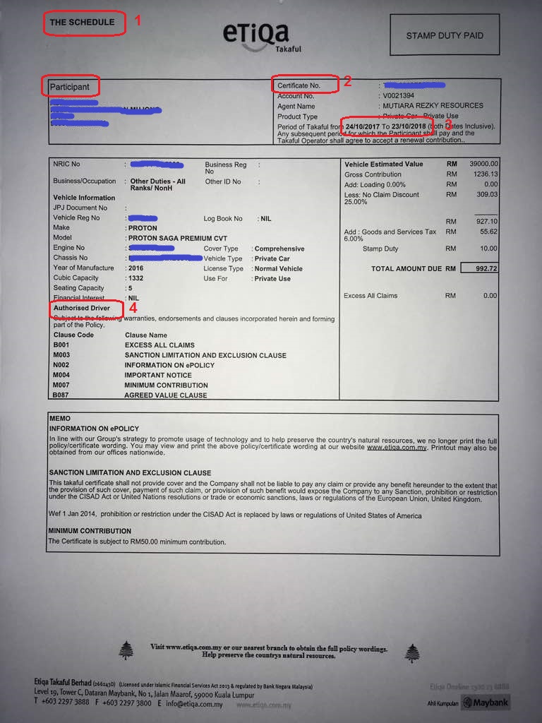 cara nak dapatkan cover note insurance