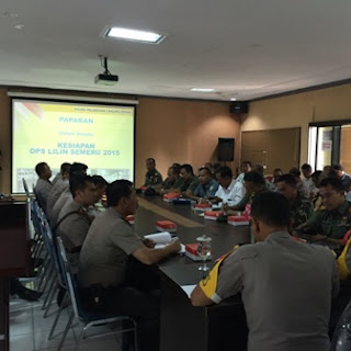 rapat bersama TNI-POLRI jelang natal dan tahun baru