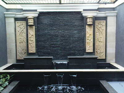 tukang taman surabaya, jasa taman, desain taman surabaya, tukang taman Jakarta,waterwall, waterfall, kolam