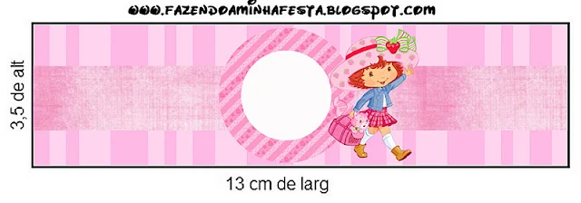 Strawberry Shortcake Free Printable Labels.