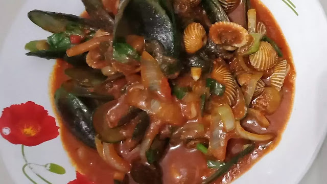 Resep Kerang Saos Padang