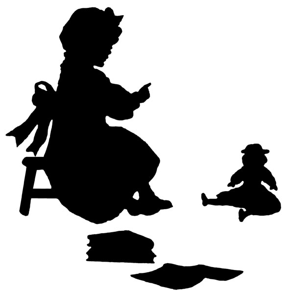 human silhouette clipart. Silhouette clipart from