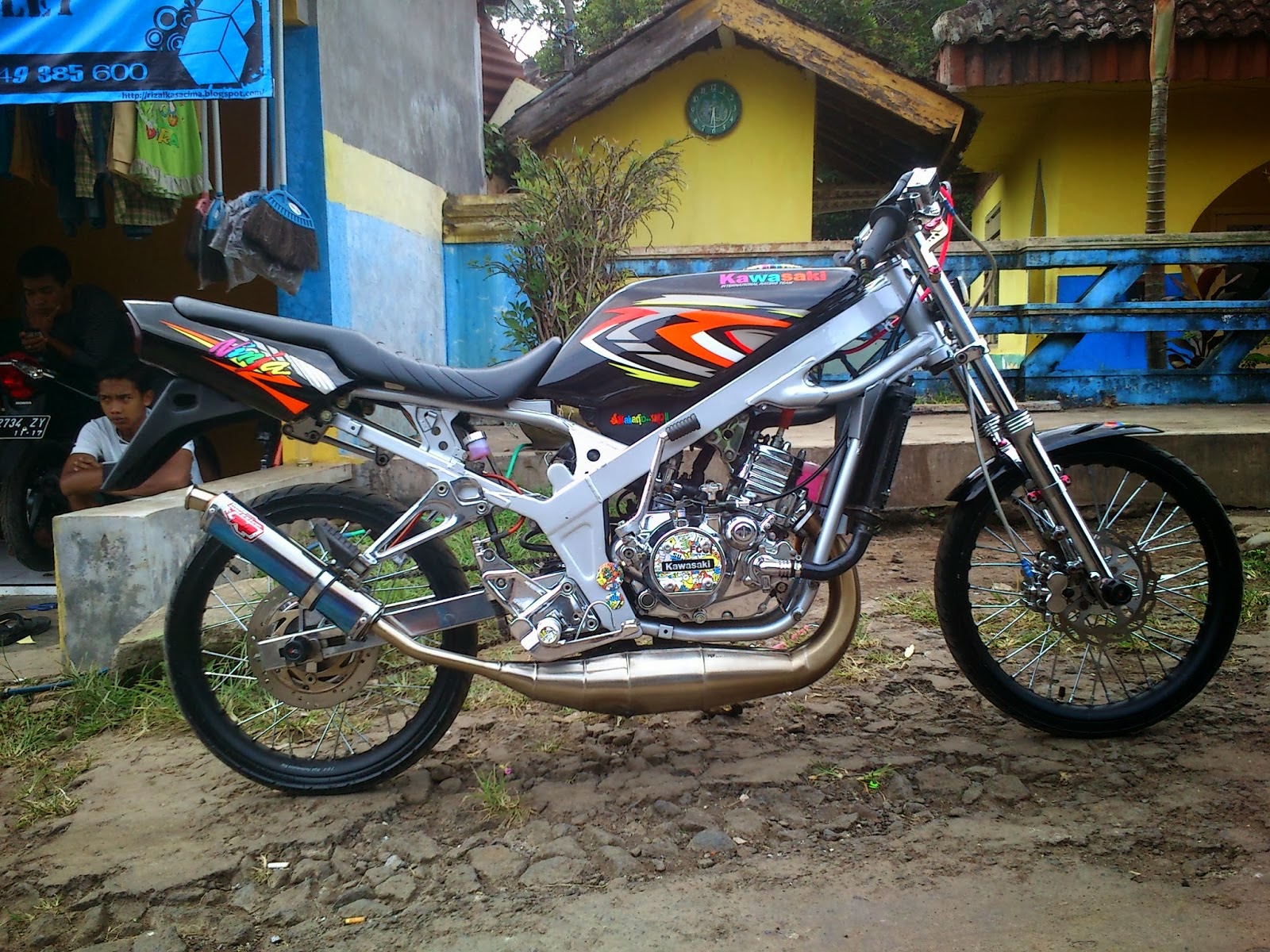 kumpulan modifikasi ninja ss pelek jari jari