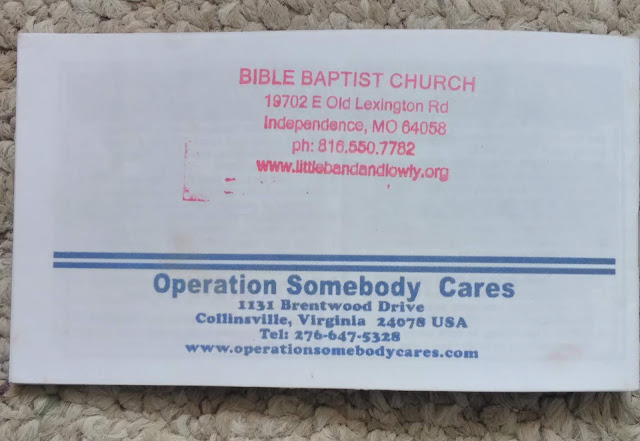 religious tract bizarre