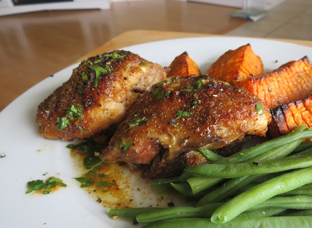 Spice Roasted Chicken Thighs