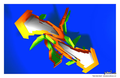 graffiti alphabet, digital 3d graffiti alphabet_graffiti alphabet arrow_digital graffiti arrow