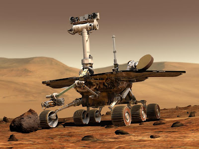 Artist's Concept of Rover on Mars