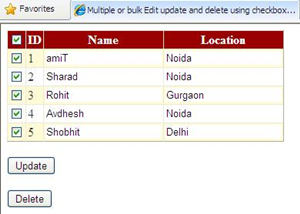 CheckAll CheckBox In GridView to Edit and Update