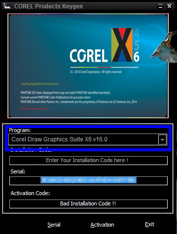 Keygen Corel Draw x6