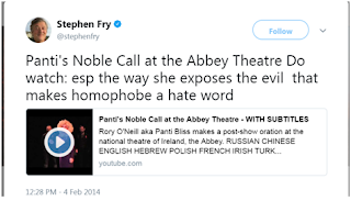 Stephen Fry supports Marriage Equality in ireland