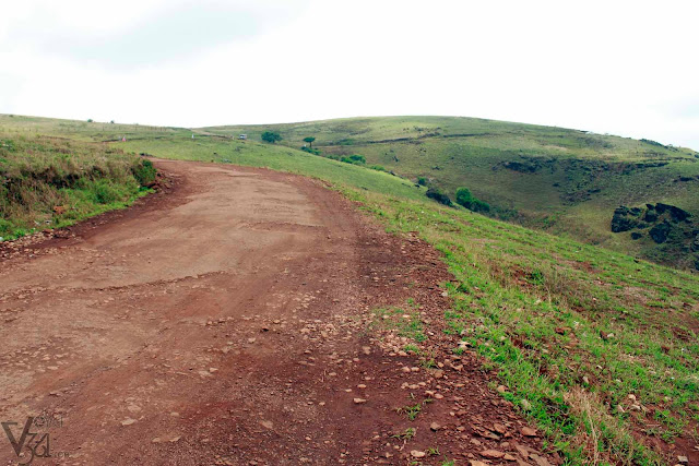 Bad roads on the Manikyadhara - Baba Budan Giri stretch