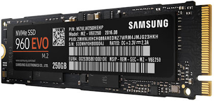 Samsung 960 EVO NVMe M.2 250 GB