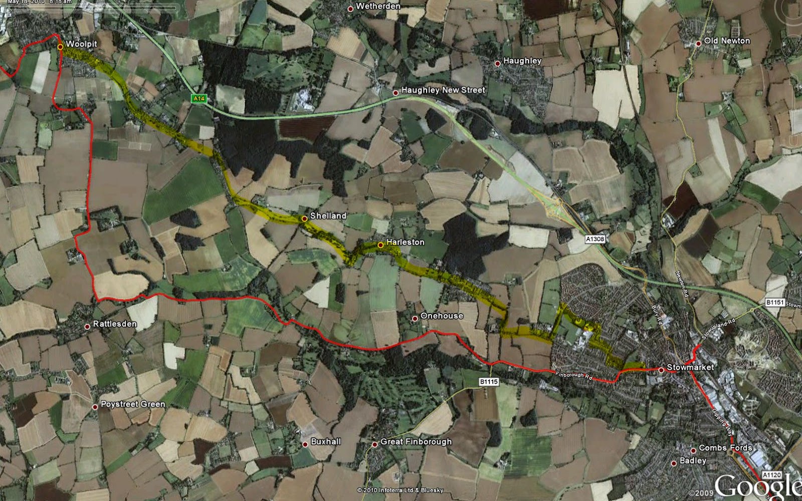 Woolpit to Stowmarket Annotate.JPG
