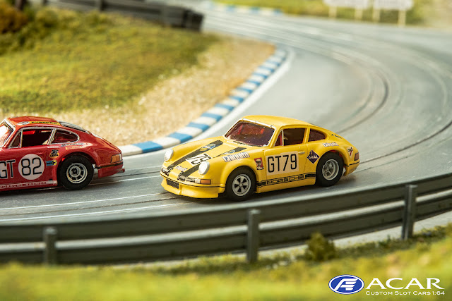 Slotcar Porsche 911S Porsche 911S 1000km Nürburgring 1970 Bananendampfer