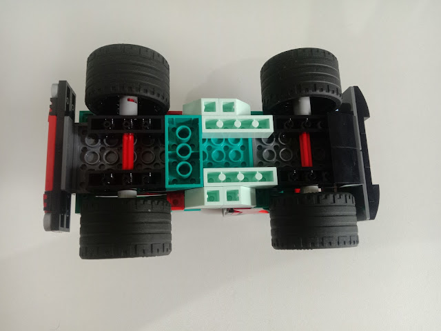 Rebuilt Lego Street Racer 31127 Bottom View