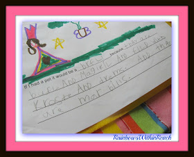 photo of: Invented Spelling of Kinder-Version of "You're Wonderful" by Debbie Clement