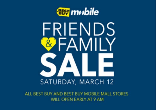 Best Buy Mobile Friends & Family Sale