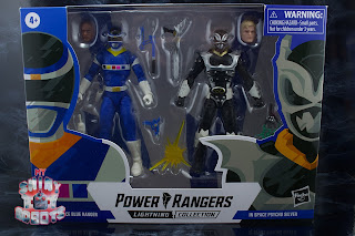 Power Rangers Lightning Collection In Space Blue Ranger & Psycho Silver Ranger Box 01