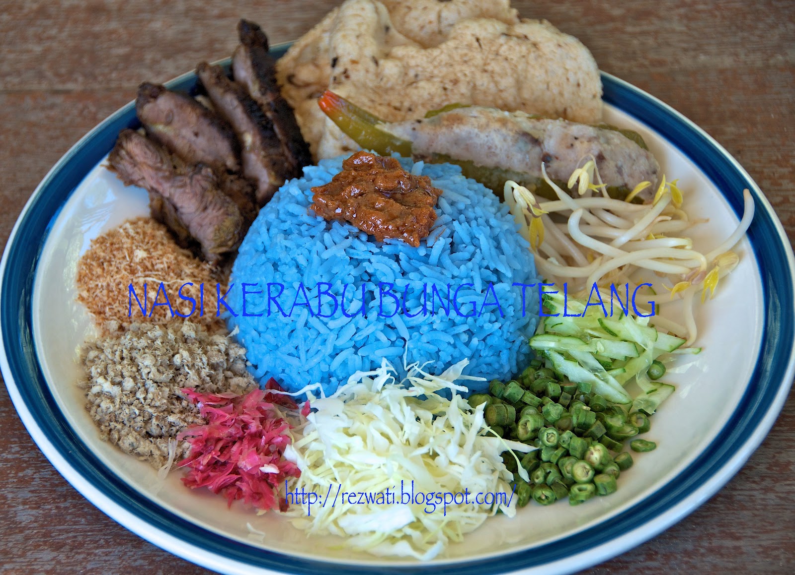 Wind of Change: NASI KERABU BUNGA TELANG