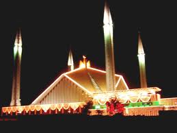 Masjid Faisal di Islamabad, 
Pakistan