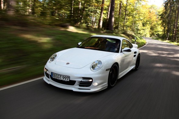 2011 Porsche 911 Turbo by TechArt Front Angle