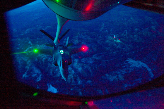 Refueling at night