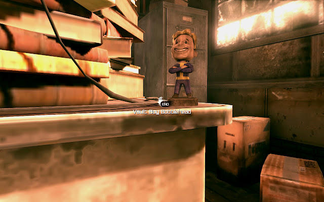 Rage Vault Boy bobblehead screen