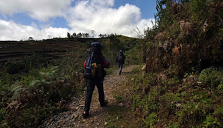 Jalur Pendakian Gunung Gandang Dewata